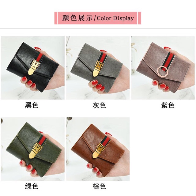 Ví nữ cầm tay cao cấp da pu