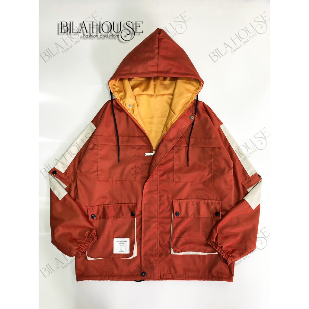 Áo khoác kaki 2 lớp cao cấp mới phối túi hộp kèm hình thật | BigBuy360 - bigbuy360.vn