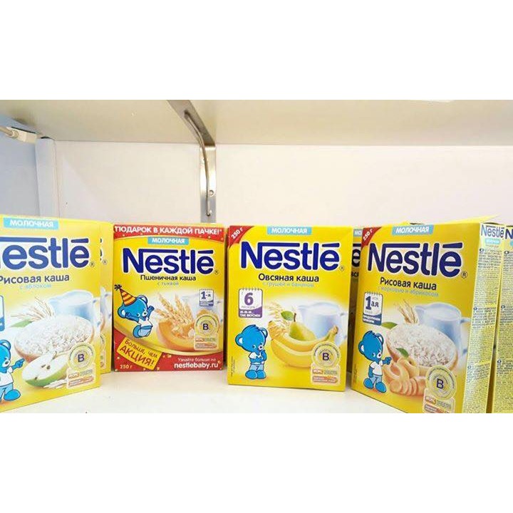 BỘT ĂN DẶM NESTLE CỦA NGA dành cho trẻ từ 4 - 5 - 6 tháng tuổi