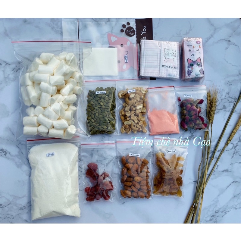 Tự chọn nguyên liệu làm kẹo nougat / kẹo hạnh phúc | BigBuy360 - bigbuy360.vn