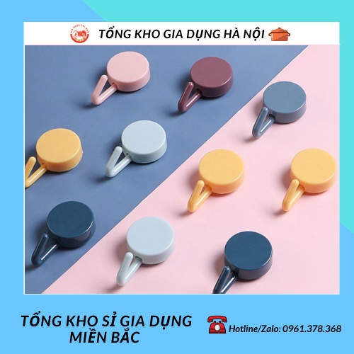 Móc Nhựa Tròn Dán Tường Treo Đồ Vật - Móc Gắn Tường Trang Trí Decor Nhà Cửa Nhiều Màu Sắc 88251 Tổng Kho Sỉ Gia Dụng