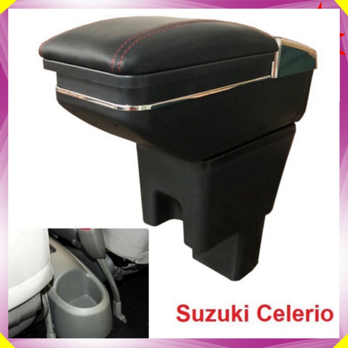 Hộp tỳ tay ô tô Suzuki Celerio cao cấp JDZX-CRNK (HÀNG LOẠI 1)