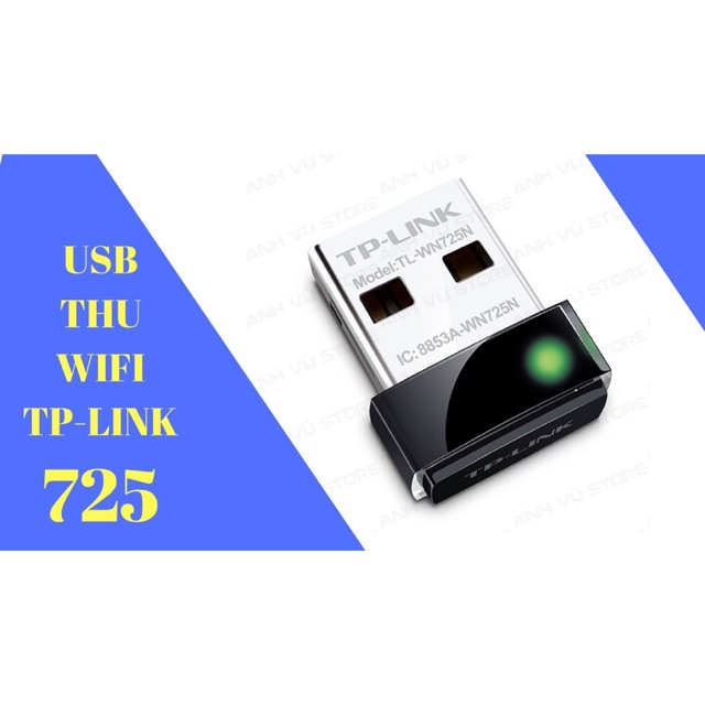 [SALE 10%] Card mạng không dây, thiết bị thu wifi TP-Link nano TL-WN725N cổng usb | WebRaoVat - webraovat.net.vn