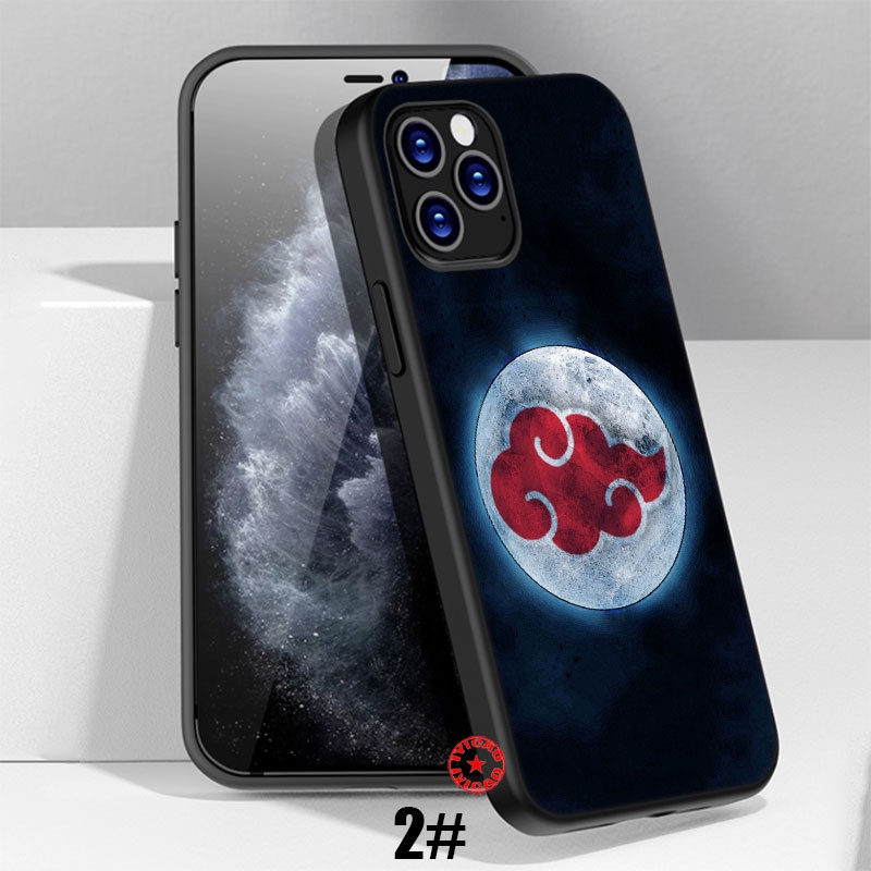 Ốp Điện Thoại Silicon Dẻo In Hình anime naruto akatsuki Cho iphone 5 5s 6 6s 7 8 11 pro max plus se xr 2