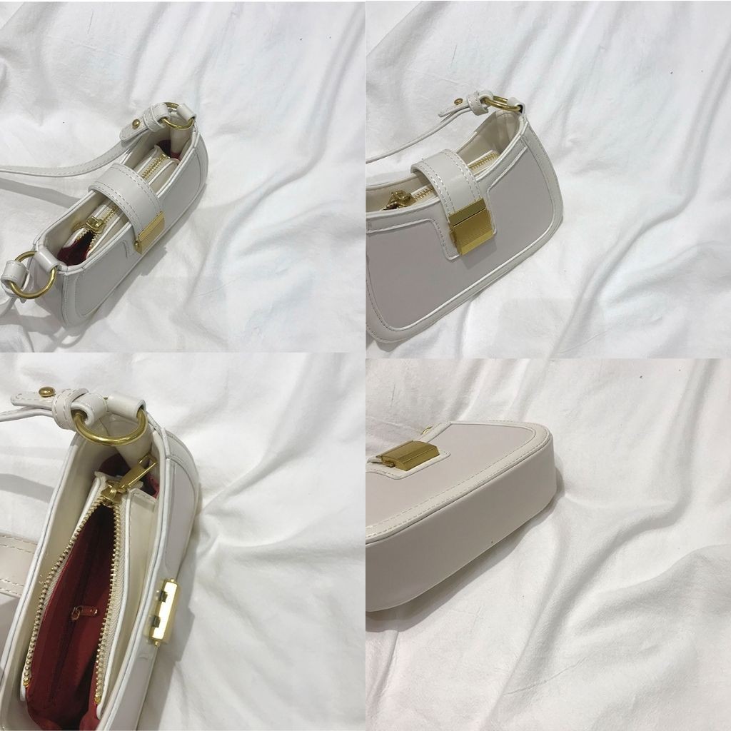 (Hàng loại 1) Túi kẹp nách nữ khóa vuông KR 332- Da PU cao cấp, Size 21, 4 màu lựa chọn- KARA 332 | BigBuy360 - bigbuy360.vn