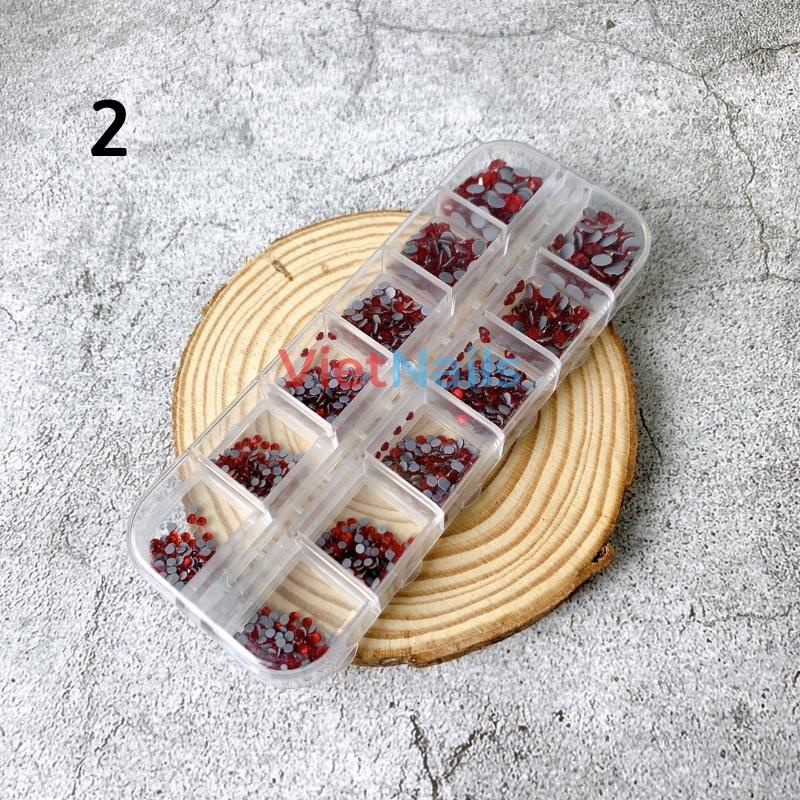 Khay Đá Chân Keo Mix Size 1440v Trang Trí Móng Tay