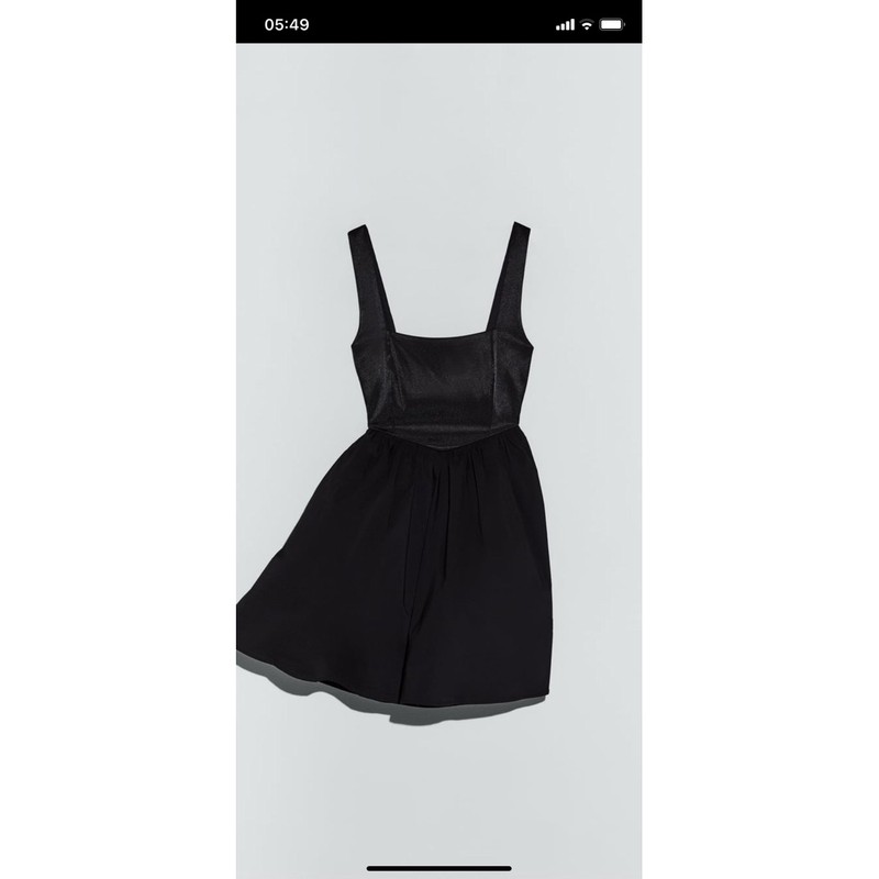 Đầm Phối Satin Zara