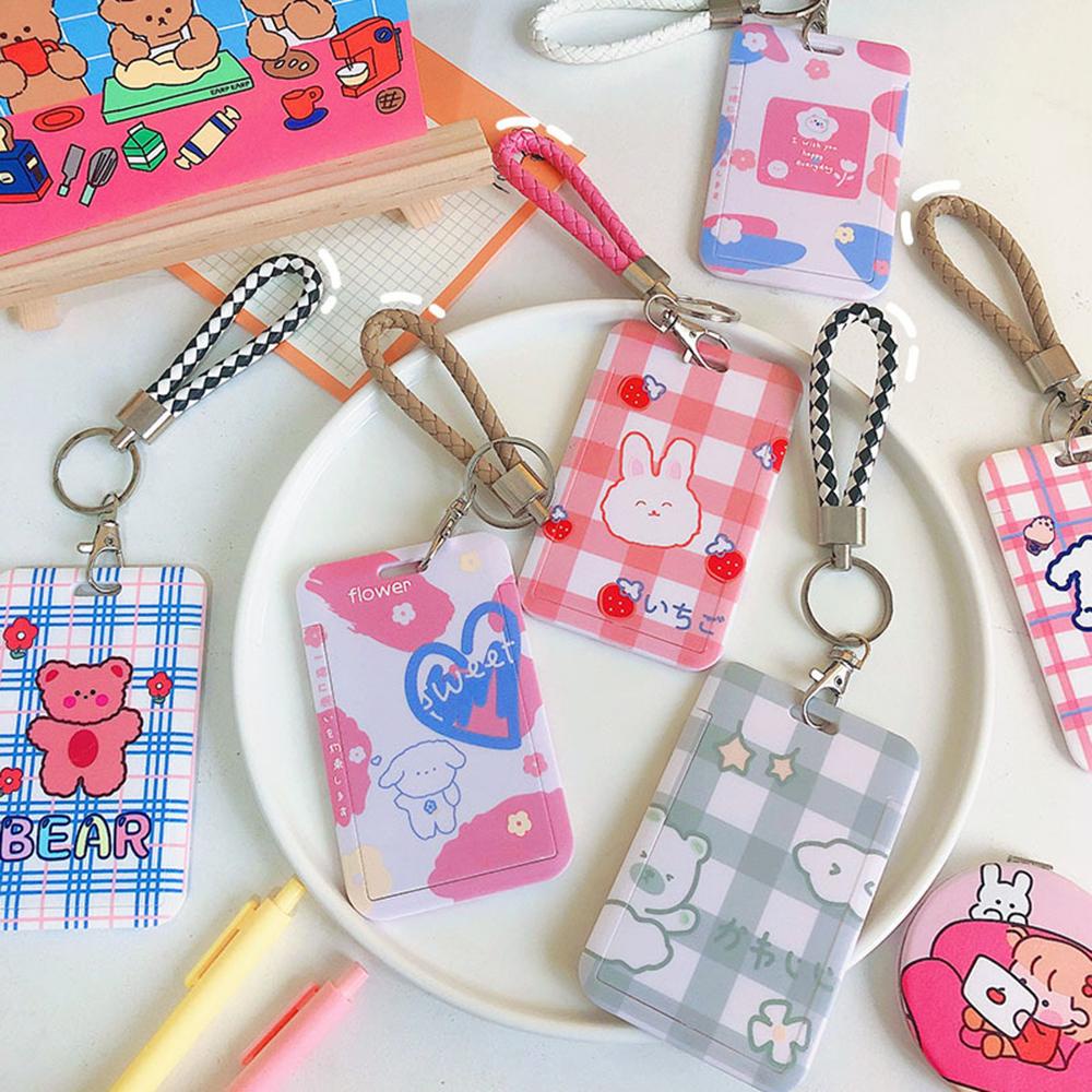 SOMEDAYZL Vỏ Bọc Bảo Vệ Thẻ Tín Dụng / Tên In Họa Tiết Động Vật Dễ Thương