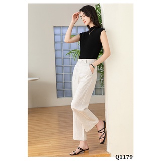 Quần Linen Lụa Ống Suông - Q1179