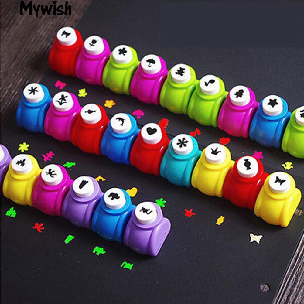 👶🏼1Pc Mini Scrapbook Punch Cutter Printing DIY Paper Hole Puncher Shape