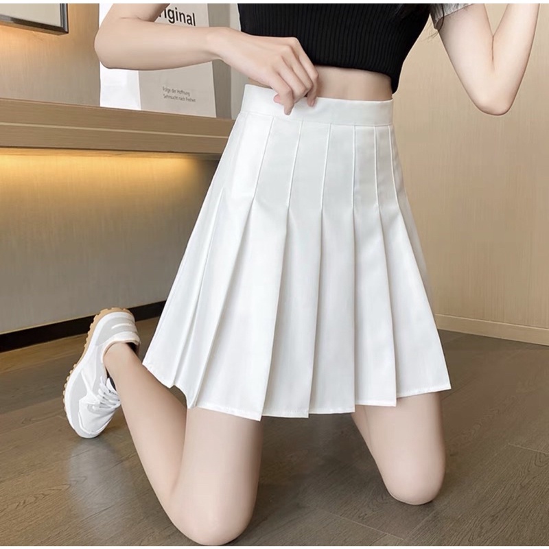 Chân váy tennis trơn nhiều màu kèm quần lót bên trong, thời trang Ulzzang nữ Fmstyle Saigon 21CV05JM1204 | BigBuy360 - bigbuy360.vn