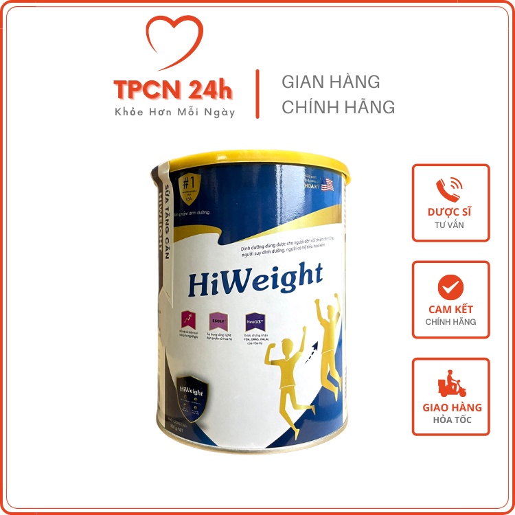 HiWeight - Sữa hỗ trợ tăng cân dành cho người gầy