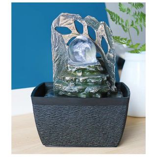 Thác nước phong thủy mini để bàn mẫu mới 2019