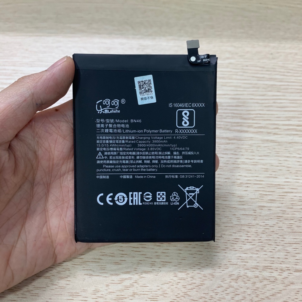 Pin Xiaomi Redmi Note 6 / Redmi Note 6 Pro / Redmi 7 /Redmi Note 8 - BN46 - PIN SIÊU TRÂU - Chính Hãng Lehehe - BH 12 Th