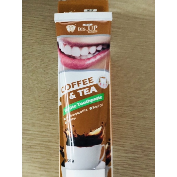 Kem Đánh Răng BIS UP COFFEE & TEA  Hàn Quốc