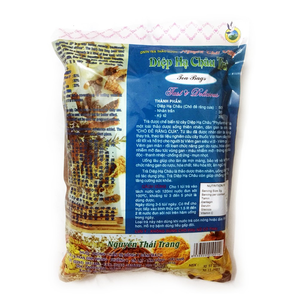 DIỆP HẠ CHÂU TÚI LỌC NGUYỄN THÁI TRANG - GIÚP THANH NHIỆT , GIẢI ĐỘC GAN - THÍCH HỢP CHO NGƯỜI CƠ ĐỊA NÓNG VÀ MỤN | BigBuy360 - bigbuy360.vn