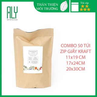 Túi zipper hai mặt kín đáy đứng