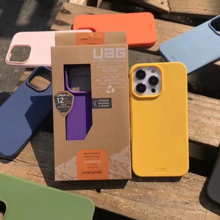 Ốp lưng silicon UAG cho iPhone 14 13 pro max 14plus Vỏ chống sốc chống rơi Trailblazer Series màu đen