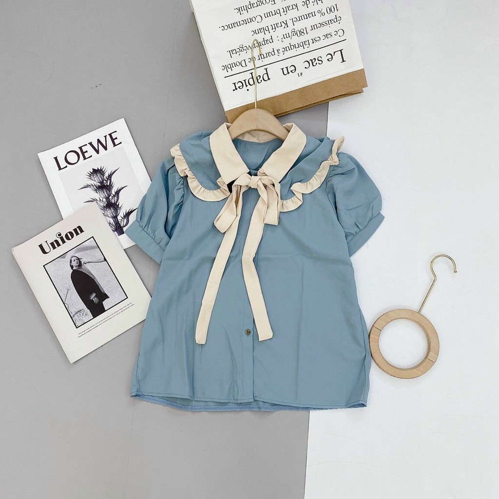 [ Mã WASTRUN4 giảm 10% tối đa 30K đơn 99K] Áo sơmi bánh bèo tiểu thư | BigBuy360 - bigbuy360.vn