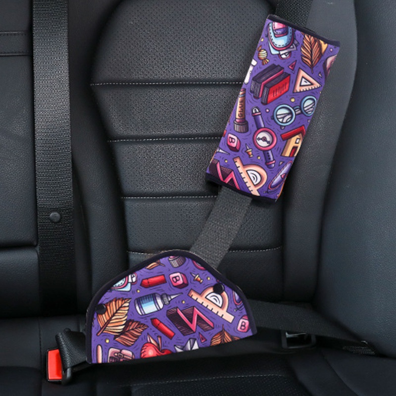 Vỏ Bọc Dây Đai An Toàn Họa Tiết Hoạt Hình Có Thể Điều Chỉnh Cho Bé