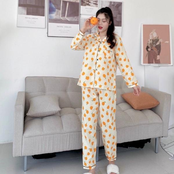 Bộ ngủ nữ Pijama mặc nhà Kate Thái tay dài quần dài