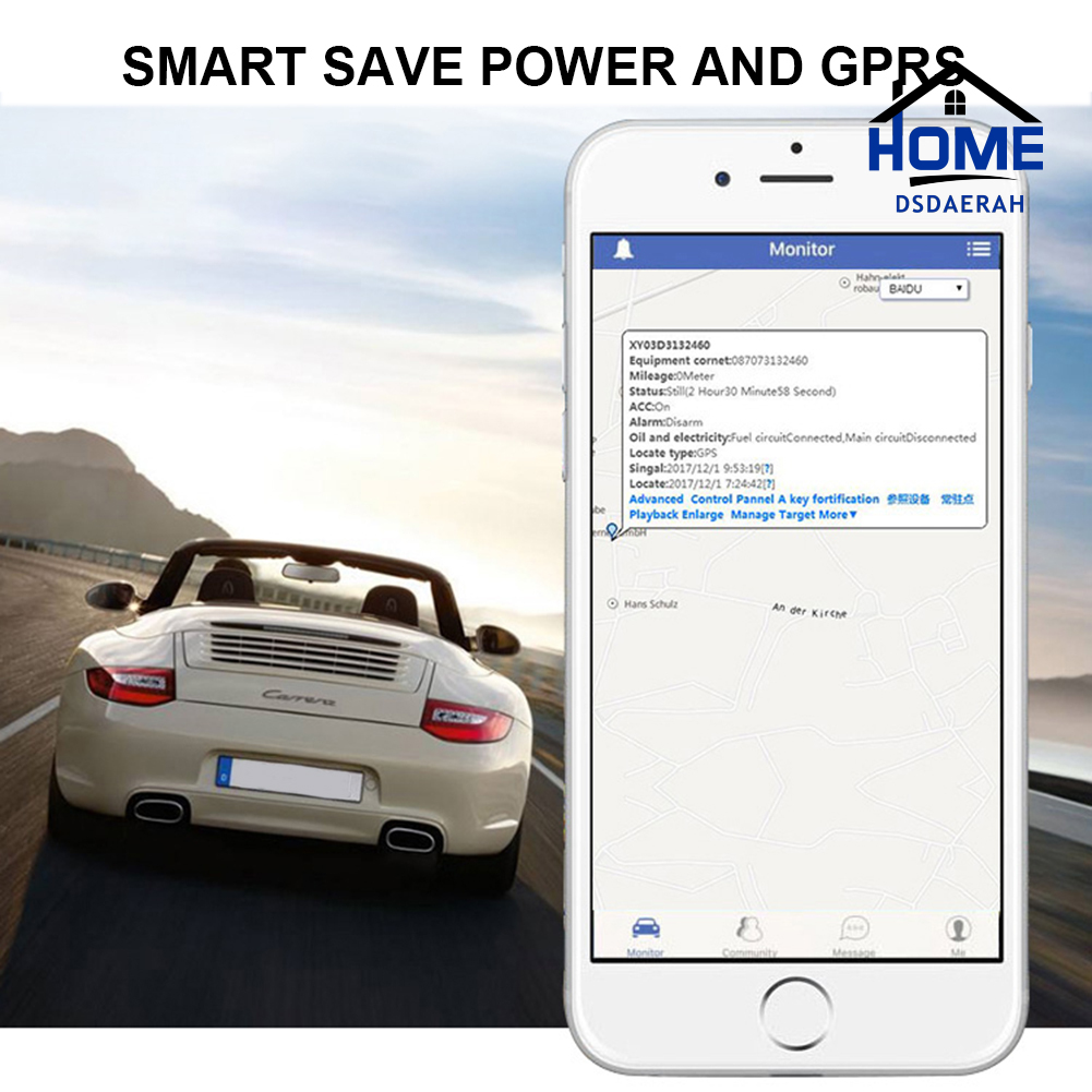 SJ-🔥TK205 Mini Low Consumption Car GPS Positioning Tracker Vehicles Parts