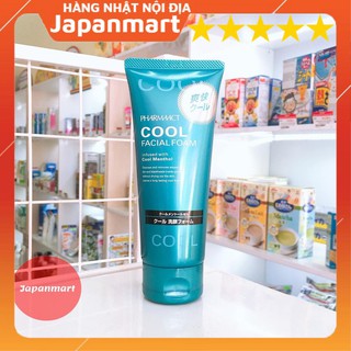 [FREESHIP] Sữa Rửa Mặt Cho Nam Pharmaact Cool 130g Nội Địa Nhật Bản Làm Sạch Dầu Thừa, Mụn Cho Da Mềm Mại Khô Thoáng