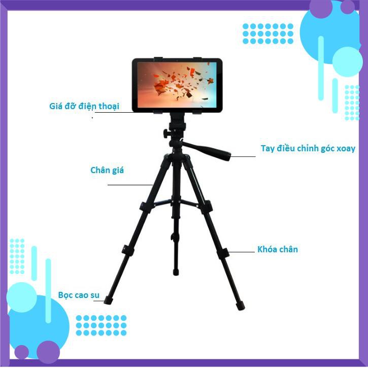 [FSHIP] [Freeship toàn quốc từ 50k] GIÁ ĐỠ 3 CHÂN IPAD CAO CẤP ( TRIPOD STAND) - hot