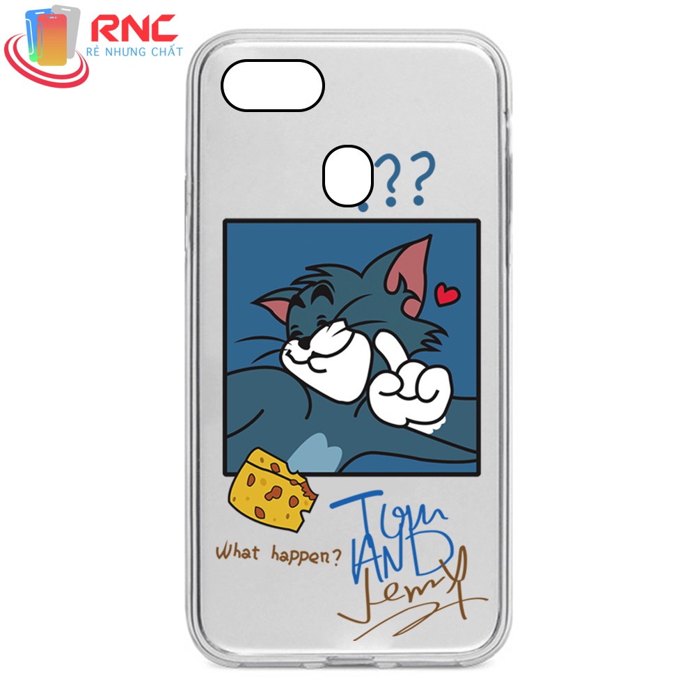 Ốp lưng OPPO F9/A5S/A7 2018 Tom & Jerry dẻo trong Silicone in hình