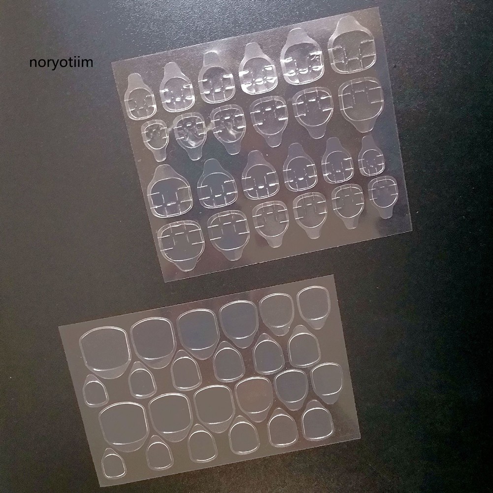 Set 24 miếng keo dán hai mặt để trang trí móng tay nghệ thuật