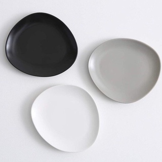 Đĩa sứ thiết kế 21cm Pebble - Erato - Hàng nhập khẩu Hàn Quốc