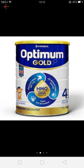 Mẫu mới- Sữa Optimum số 3,4 loại 1,45kg date luôn mới