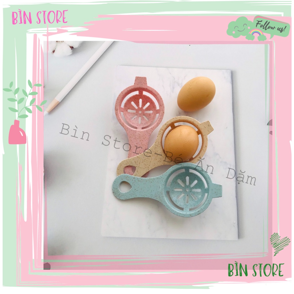 Dụng cụ tách lòng đỏ trứng chất liệu lúa mạch - Bìn Store