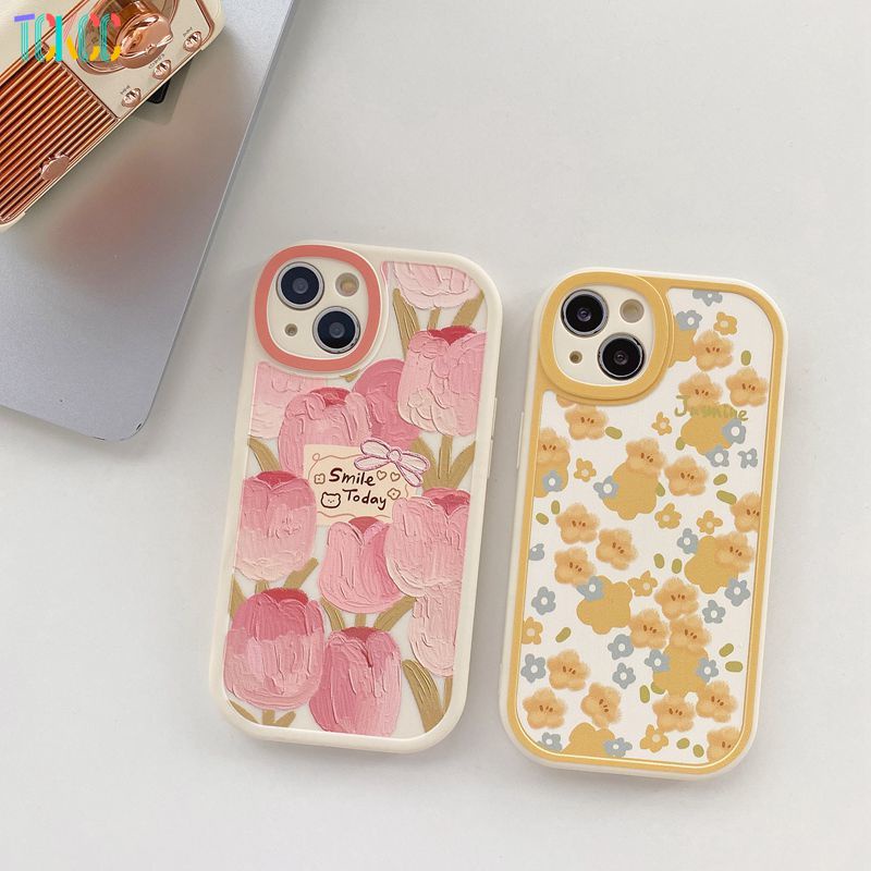 Ốp Điện Thoại Hình Hoa Tulip Cho Xiaomi Poco C31 C40 K20 K30 K40 Pro + K30S 10C 10 Prime 9T 9C 10A 9A 10X Note 8 9 Pro