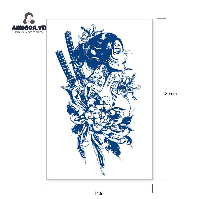 ✨✨Hình Xăm Dán Tạm Thời Chống Nước Lâu Trôi 15 Ngày amigoa.acc