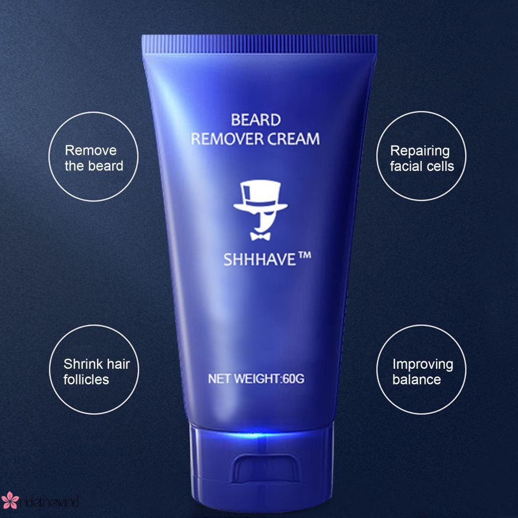 (Hàng Mới Về) Kem Tẩy Lông Mặt Và Râu Cho Nam Giới