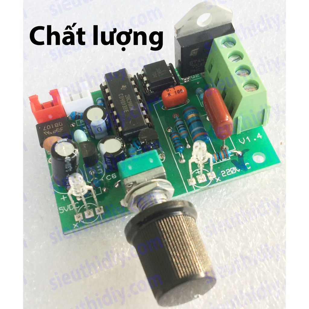 Mạch timer 1 chiết áp chỉnh thời gian trễ máy hàn điểm, hàn cell pin