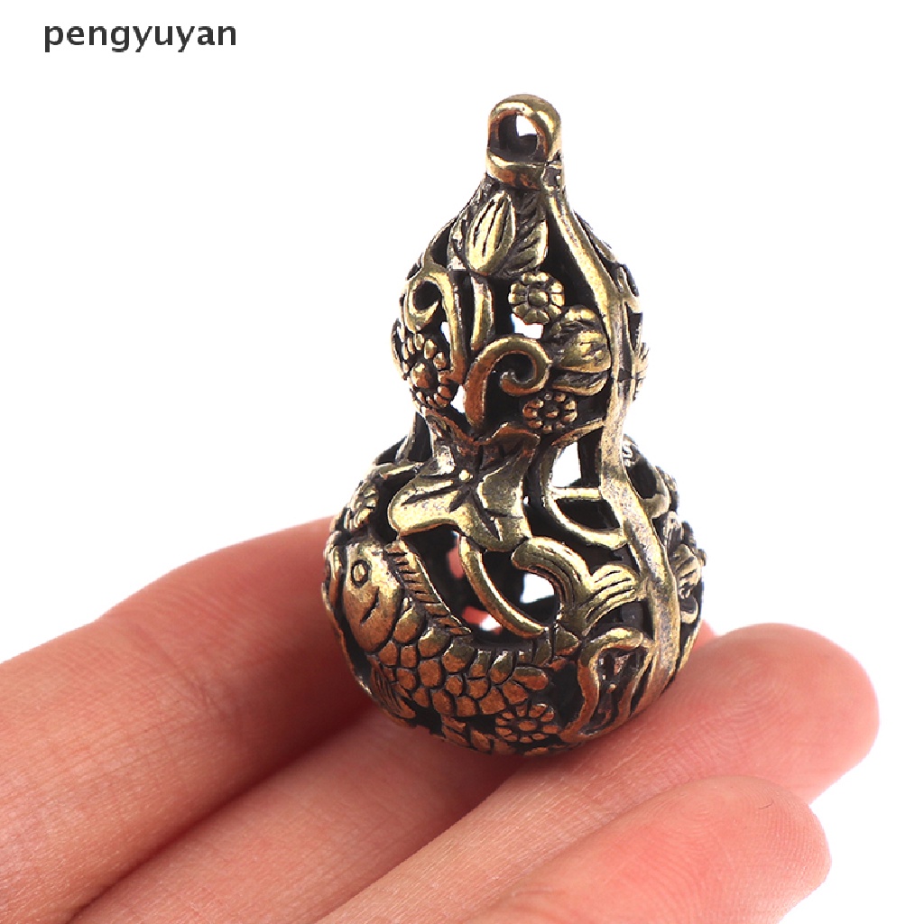 [pengyuyan] Mặt Dây Chuyền May Mắn Bằng Đồng Thau Rỗng Kiểu Truyền Thống Trung Hoa Cổ Điển Tự Làm