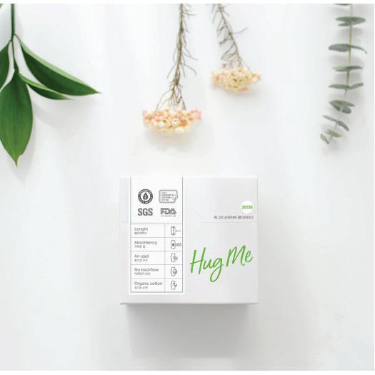 Băng vệ sinh bề mặt bông hữu cơ Hugme
