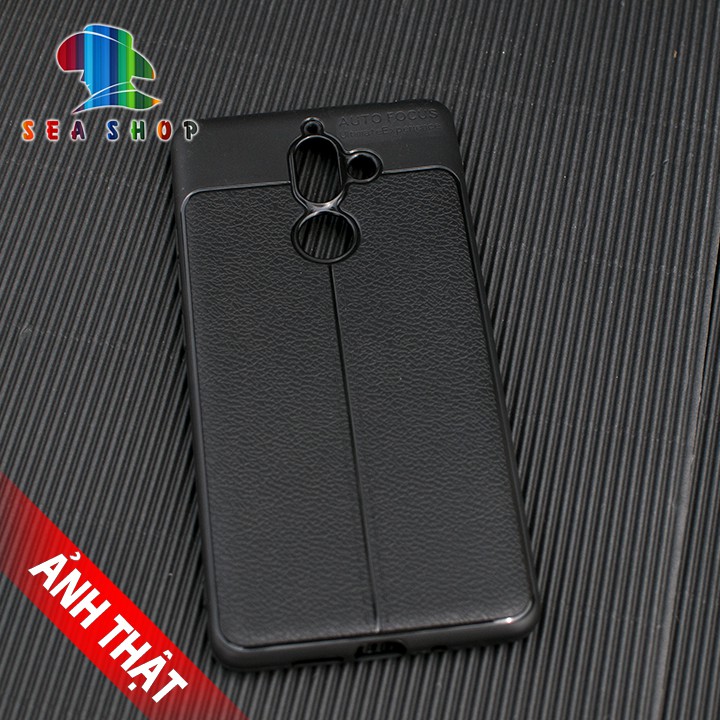 Ốp lưng Nokia 7 Plus, 7.1 Plus, X7, NK7, 7.2 vân da - Nhựa dẻo - màu đen huyền bí