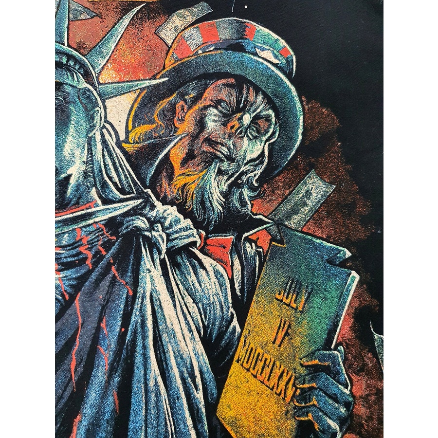 Áo Thun Unisex Nam Nữ Machine Head In Lụa Đẹp Vải Cotton Cao Cấp Fom Mỹ Local Brand MVR Phong Cách Rock Band tee | BigBuy360 - bigbuy360.vn