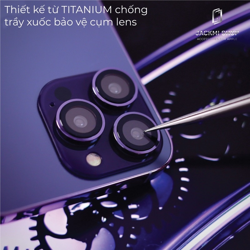 Cường lực camera lens Zeelot Sapphire cho điện thoại ip 14 14 plus 14 pro 14 promax