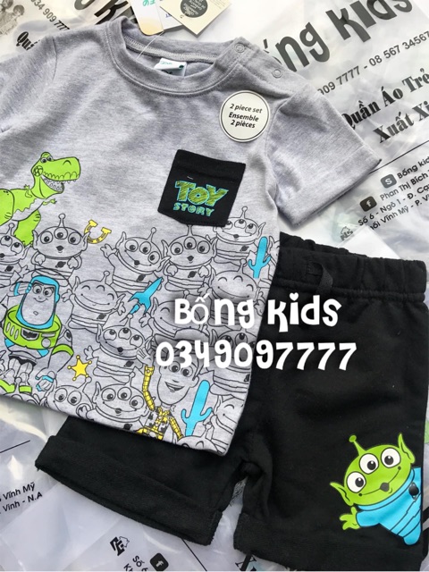 Bộ Hè Bé Trai Khung Long Hành Tinh Xanh