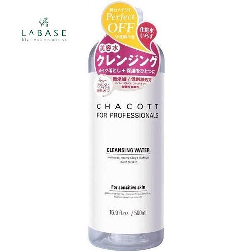 Nước tẩy trang Chacott for Professionals Cleansing Water 500ml [Hàng nhập khẩu chính hãng] | BigBuy360 - bigbuy360.vn