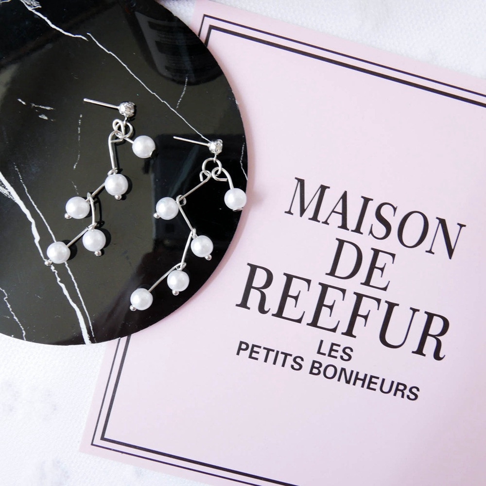 Khuyên tai dài phong cách Hàn Quốc đơn giản thanh lịch dành cho nữ