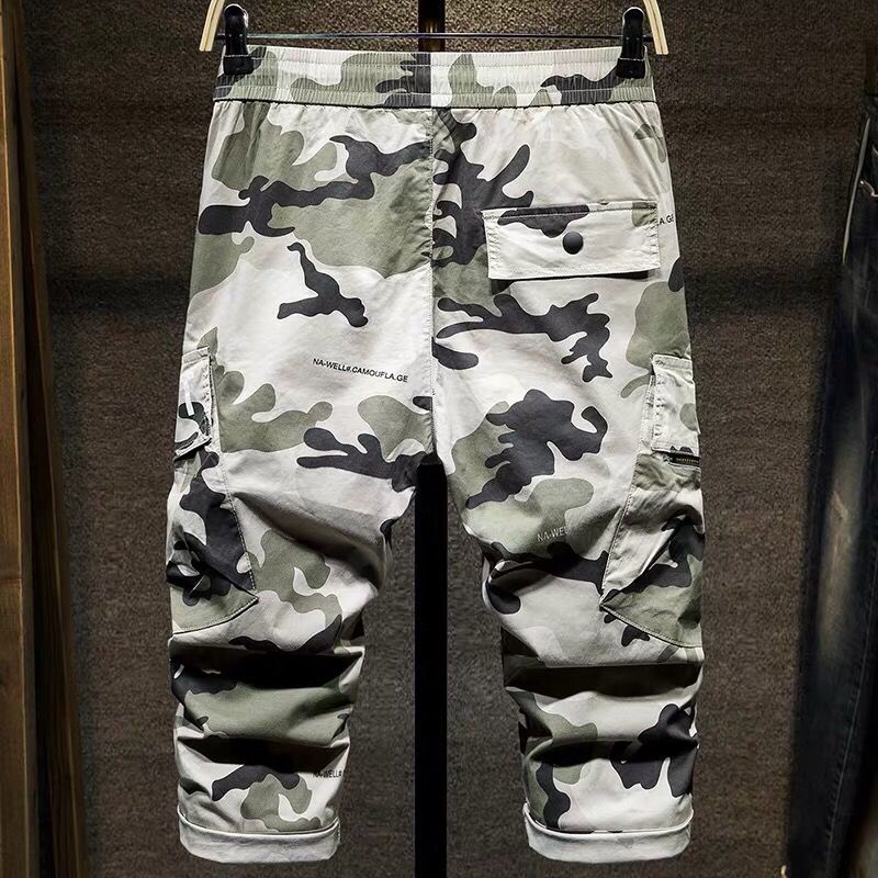 Quần Short cotton Họa Tiết Rằn Ri Phong Cách Thể Thao Thời Trang Mùa Hè Cho Nam