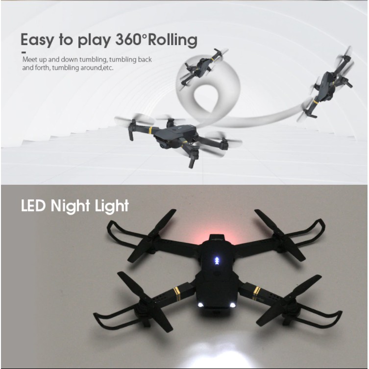 Flycam E58 Thế Hệ 2020, Camera WIFI FPV 4K HD, Tích Hợp Giữ Độ Cao, Chế Độ Không Đầu RC RTF Drone | BigBuy360 - bigbuy360.vn