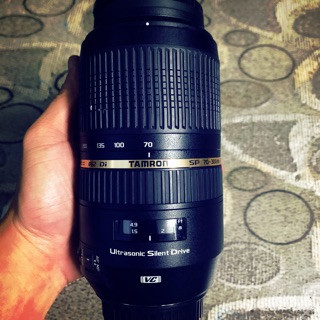 ống kính zoom tele tamron 70-300mm vc cho máy  canon