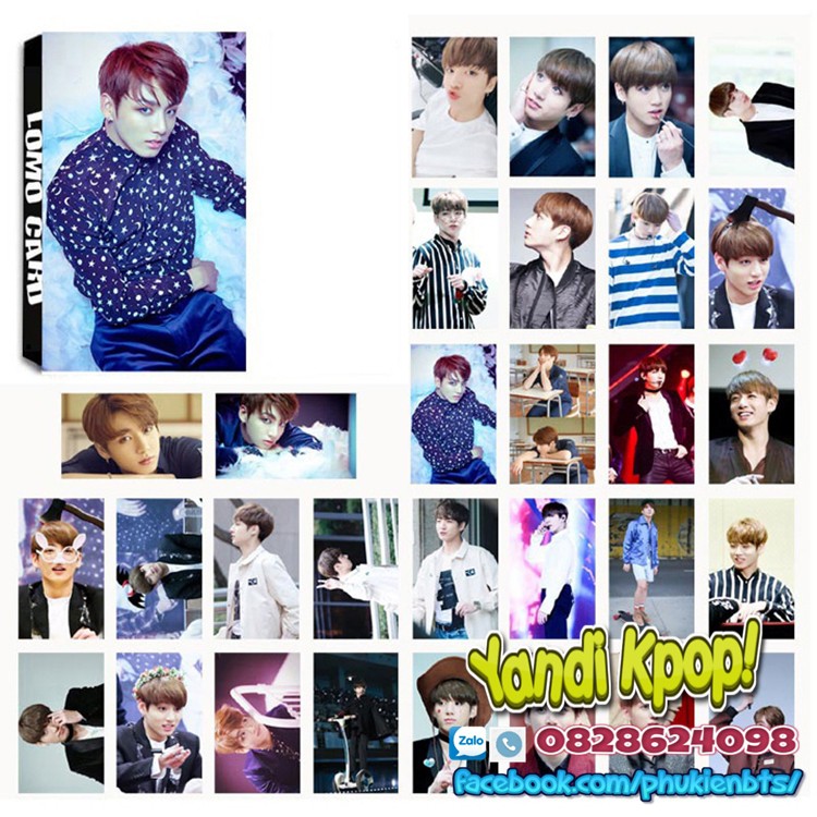 Lomo Card Jungkook BTS - Đủ Loại 2013-2019