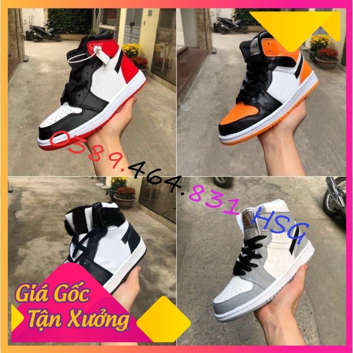 [FreeShip] [FULL BOX+ BILL] giày thể thao sneaker J1 cổ cao nam nữ J1 HOT TREND